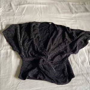 Boohoo ✨ sparkle blouse top